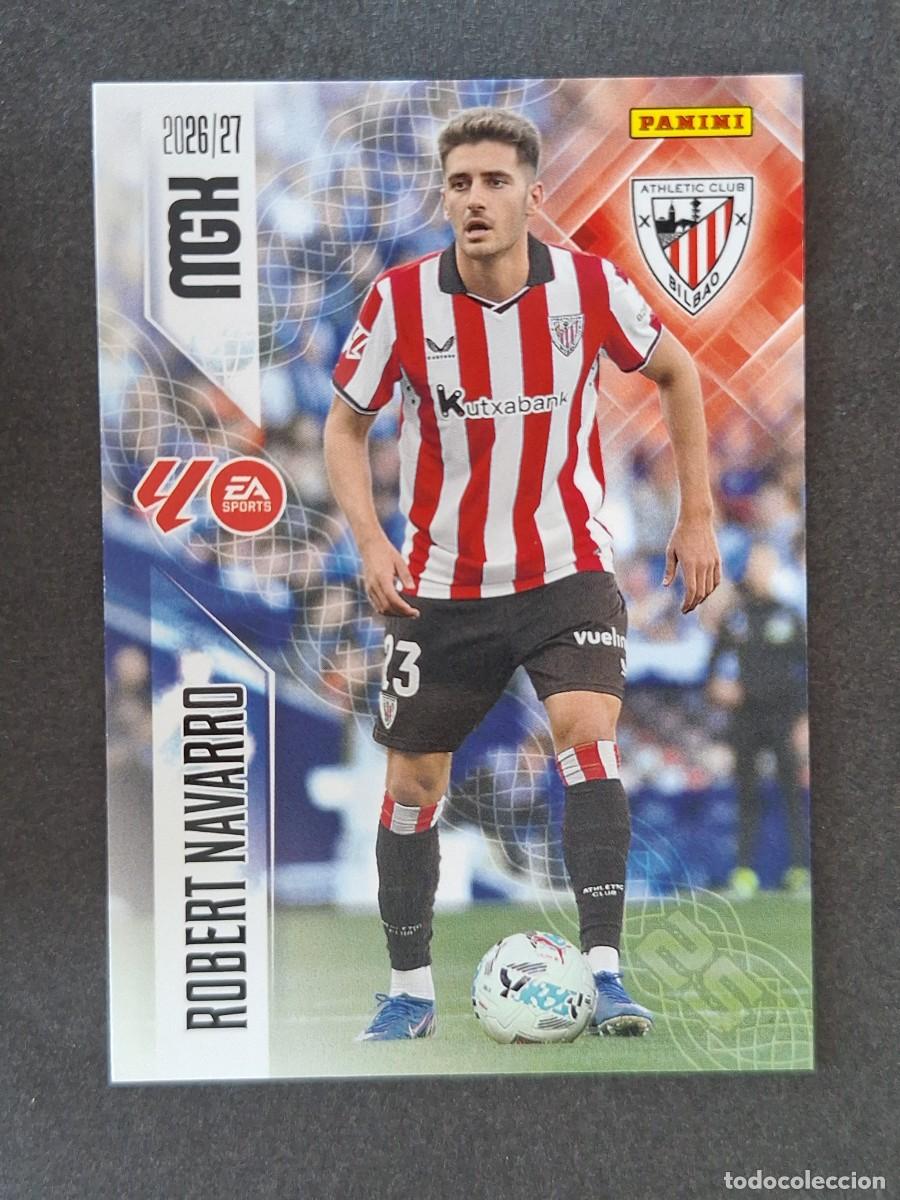 Cromos de f&uacute;tbol: L1 ROBERT NAVARRO ATHLETIC CLUB DE BILBAO 51 PANINI MEGACRACKS 2026 2027 26 27