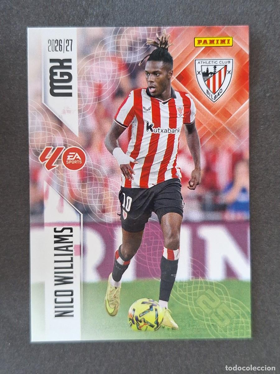 Cromos de f&uacute;tbol: L1 NICO WILLIAMS ATHLETIC CLUB DE BILBAO 54 PANINI MEGACRACKS 2026 2027 26 27