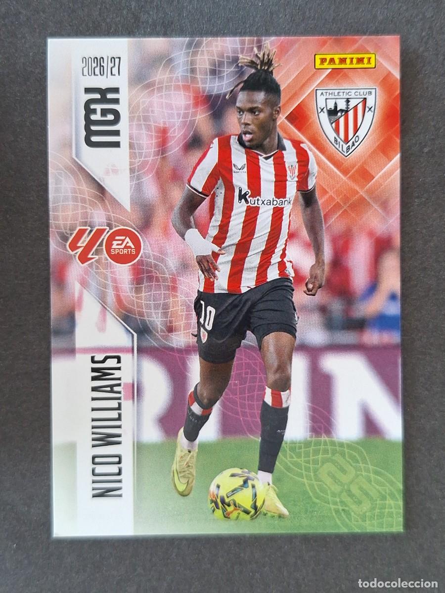 Cromos de f&uacute;tbol: L1 NICO WILLIAMS ATHLETIC CLUB DE BILBAO 54 PANINI MEGACRACKS 2026 2027 26 27