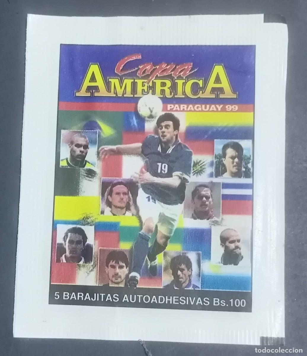 Cromos de f&uacute;tbol: Sobre Album COPA AMERICA 99. Sellado. Editorial de Venezuela