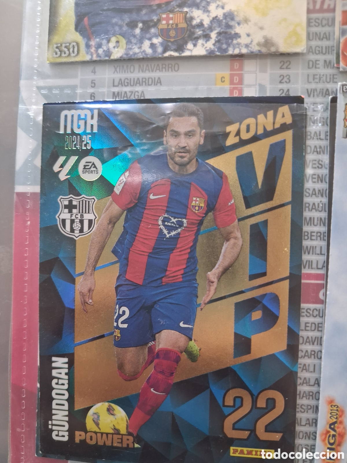 Cromos de f&uacute;tbol: MEGACRACKS MGK 2024 2025 24 25 N&ordm;394 GUNDOGAN ZONA VIP POWER