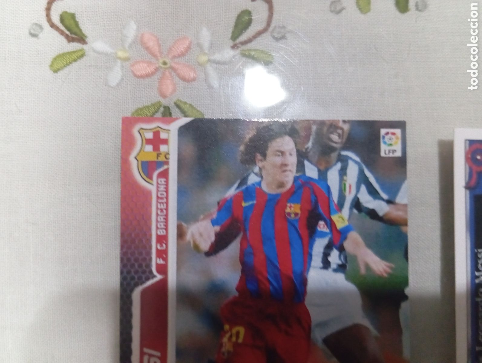 Cromos de f&uacute;tbol: Cromos Messi megacraks . 3 cromos - Foto 3