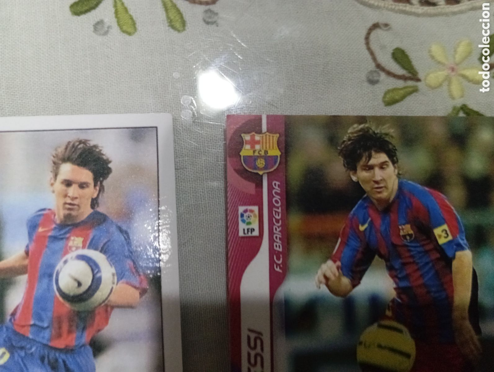 Cromos de f&uacute;tbol: Cromos Messi megacraks . 3 cromos - Foto 7
