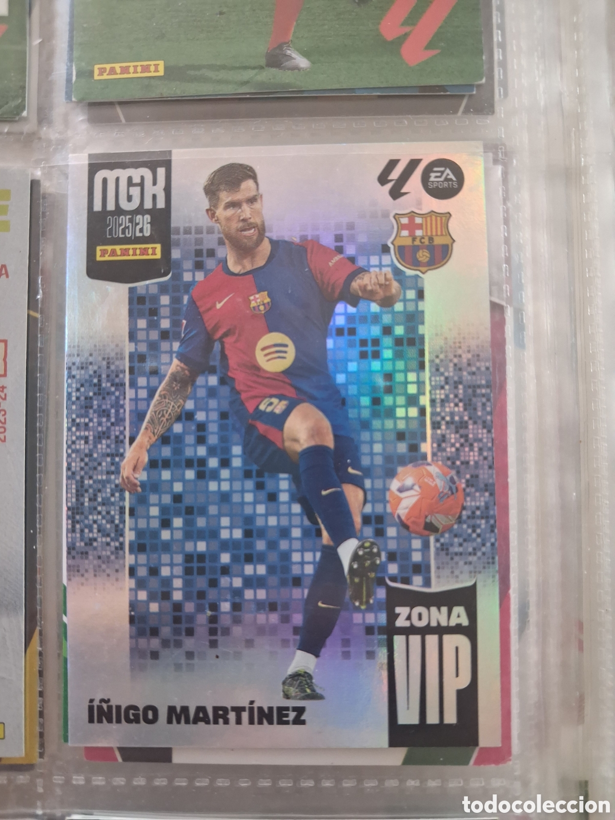 Cromos de f&uacute;tbol: 396 I&Ntilde;IGO MARTINEZ FC BARCELONA ZONA VIP FICHAS ALBUM MEGACRACKS 2025 2026 MGK 25 26