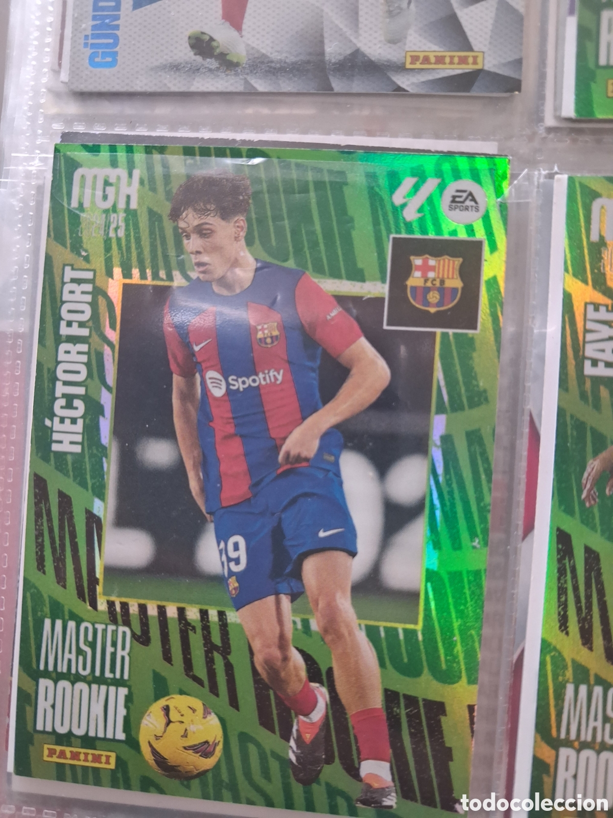Figurine di Calcio: E1416. 413 HECTOR FORT FC BARCELONA MASTER ROOKIE FICHAS ALBUM MEGACRACKS 2024 2025 MGK 24 25