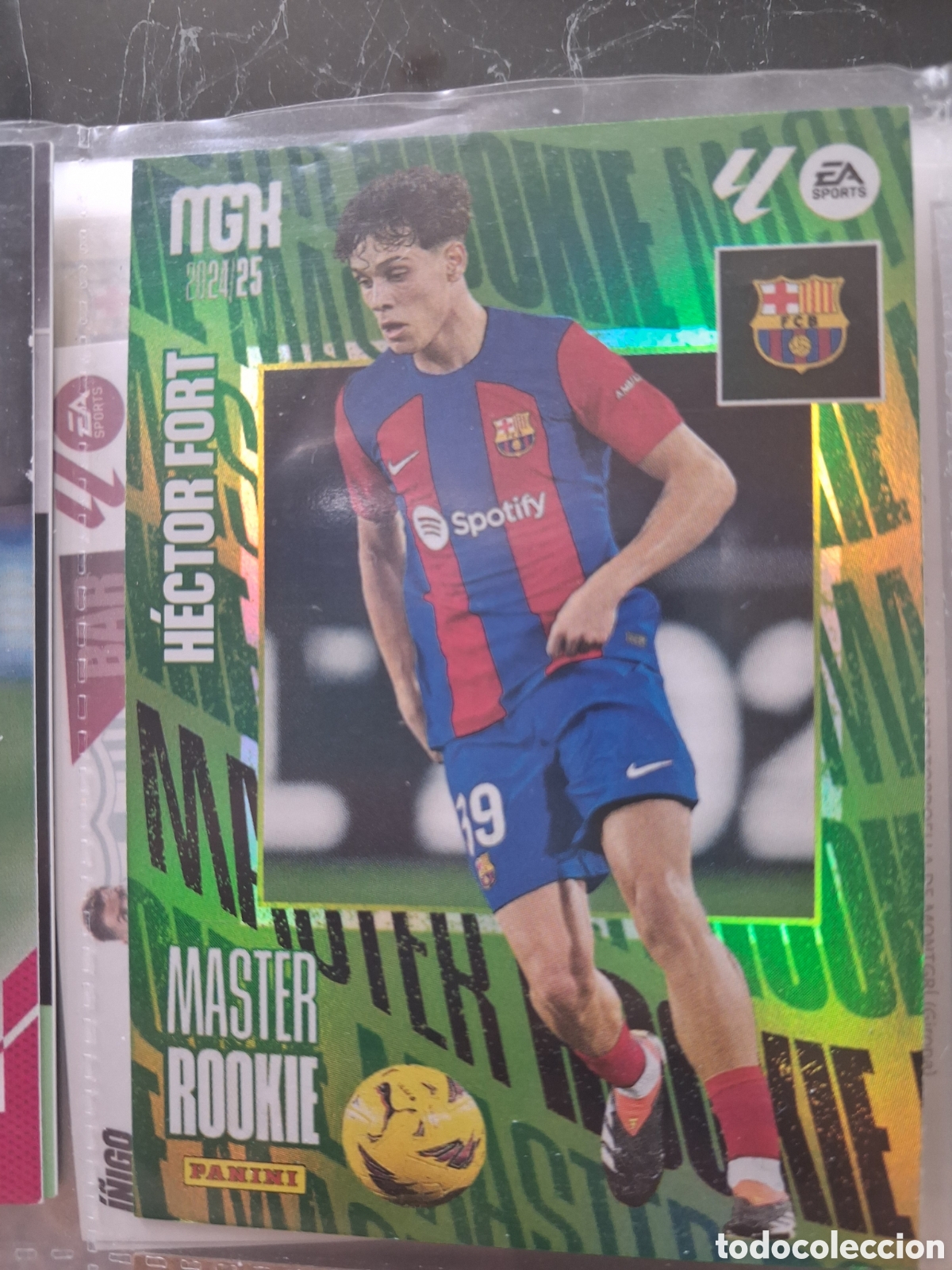 Figurine di Calcio: E1416. 413 HECTOR FORT FC BARCELONA MASTER ROOKIE FICHAS ALBUM MEGACRACKS 2024 2025 MGK 24 25