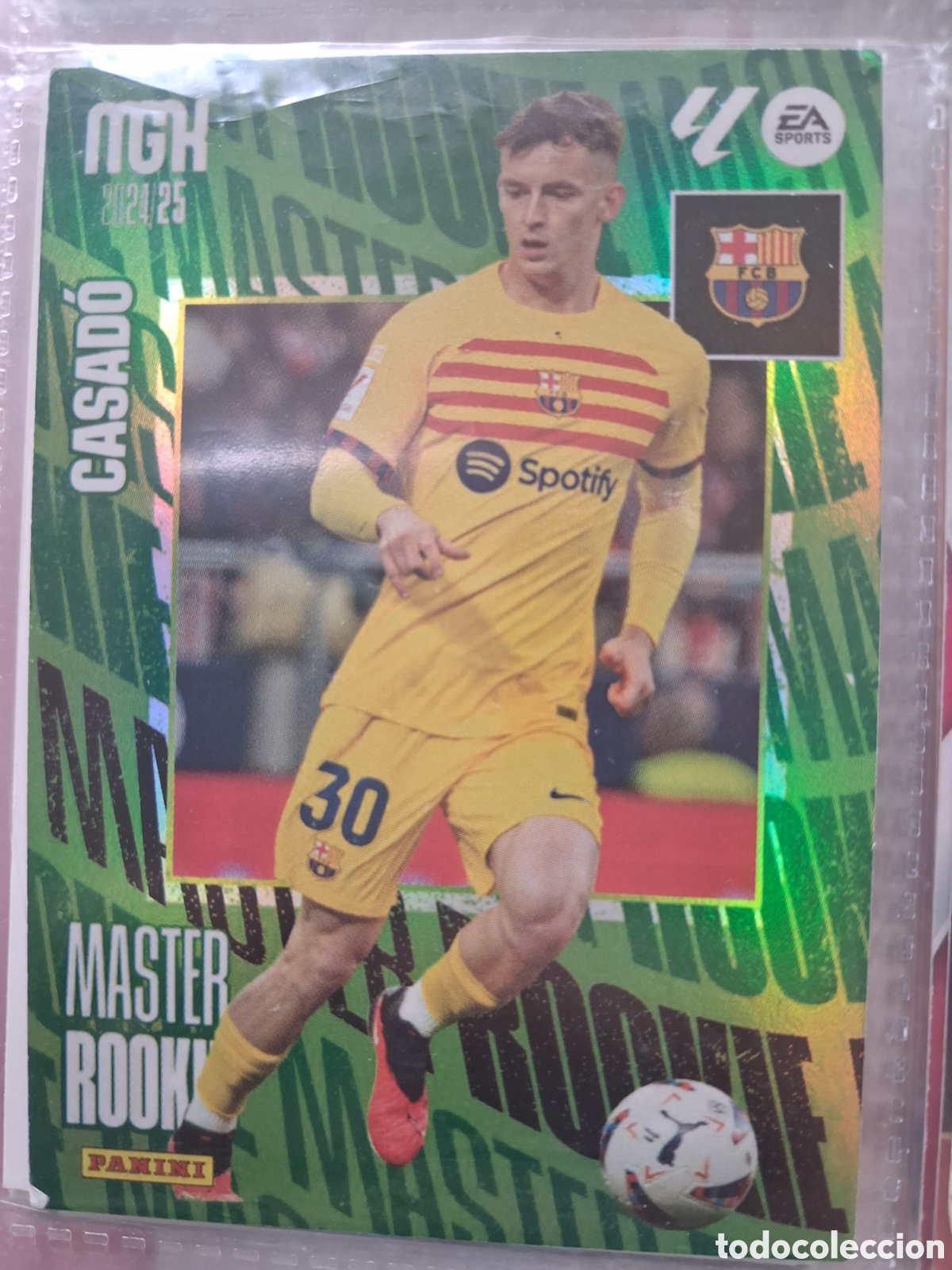 Football Stickers: Casad&oacute; Master Rookie N&ordm; 409 Bar&ccedil;a (Barcelona) LaLiga Santander Megacracks 2024 2025 Panini 24 25