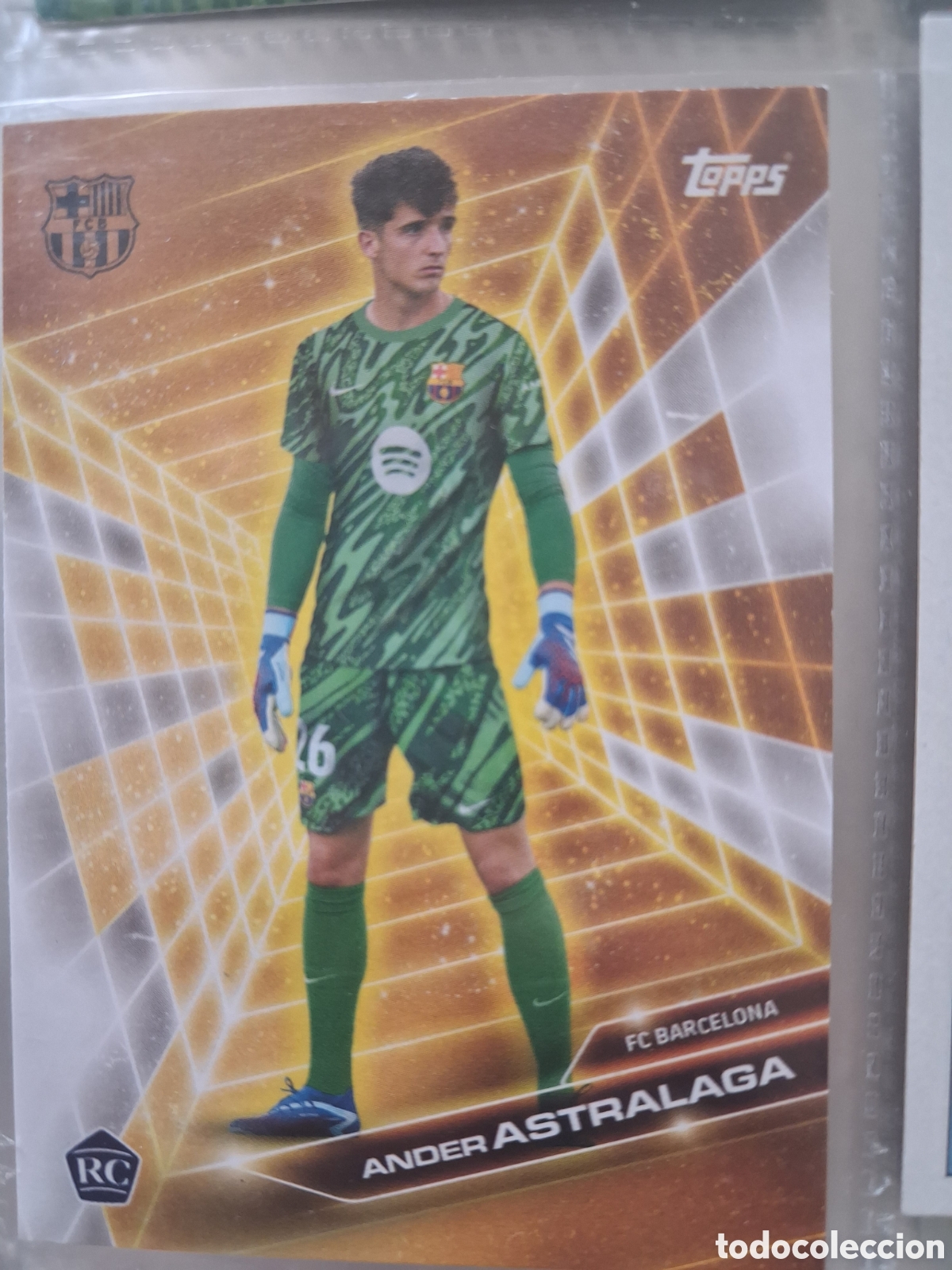 Football Stickers: GF-1 ANDER ASTRALAGA RC ROOKIE CARD FC BARCELONA CARD TOPPS FAN SET CROMOS 2024 2025 24 25