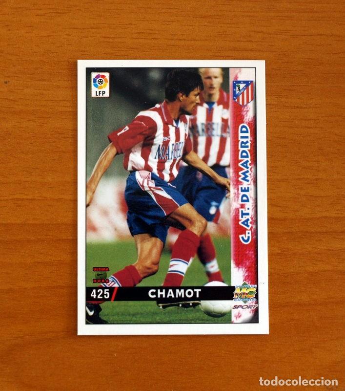 Cromos de f&uacute;tbol: Atl&eacute;tico de Madrid -N&ordm; 425 Chamot -&Uacute;ltima Hora -Mundicromo Las Fichas de la Liga 1998-1999-98-99