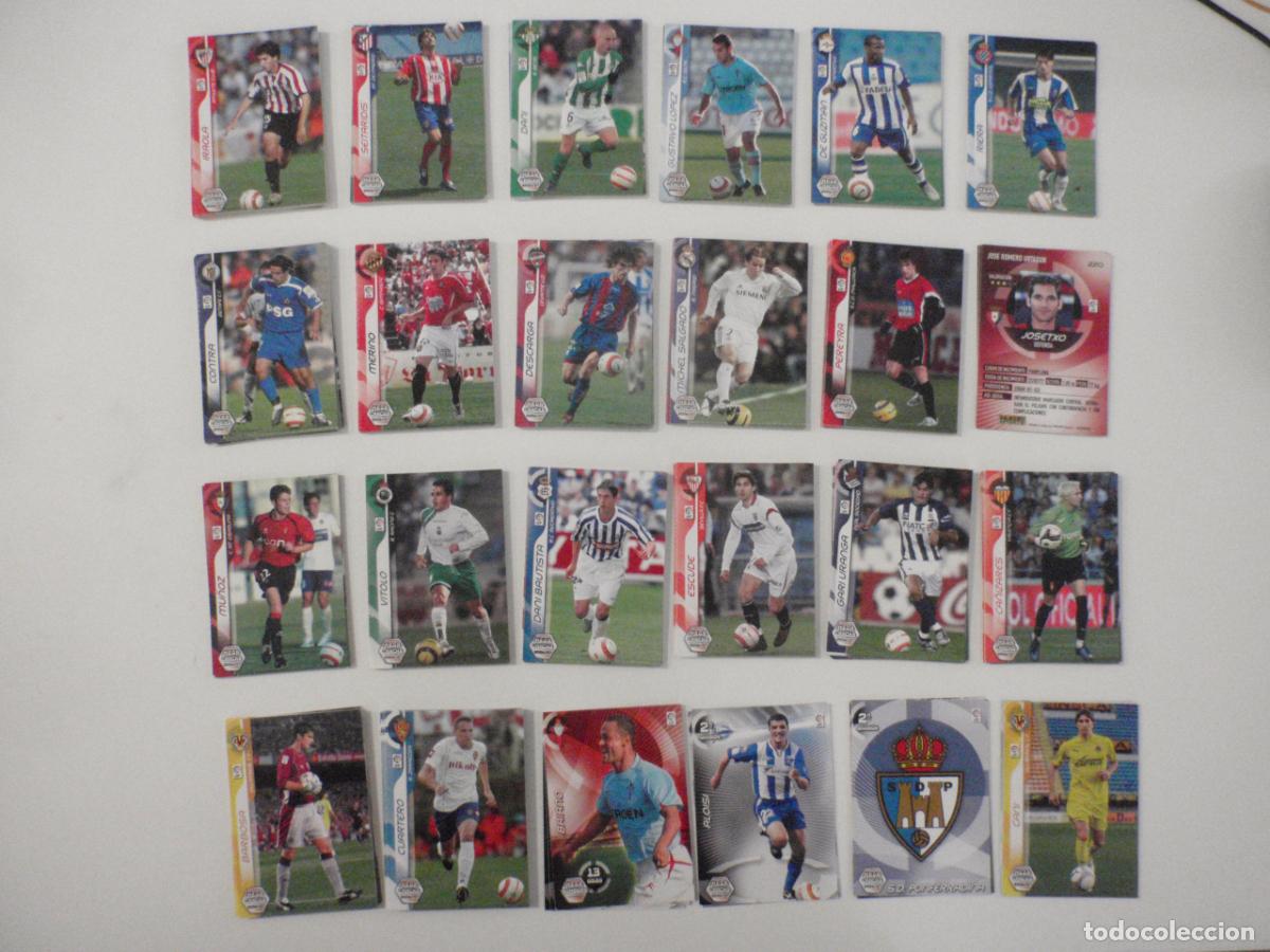 Cromos de f&uacute;tbol: LOTE 156 cromos MEGACRACKS trading card diferentes 2006 2007. Fichas PANINI MGK MEGA CRACKS 06 07