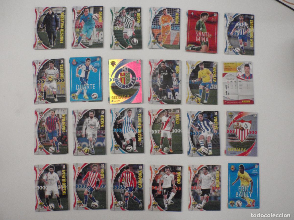 Football Stickers: LOTE 130 cromos MEGACRACKS trading card diferentes 2015 2016. Fichas PANINI MGK MEGA CRACKS 15 16