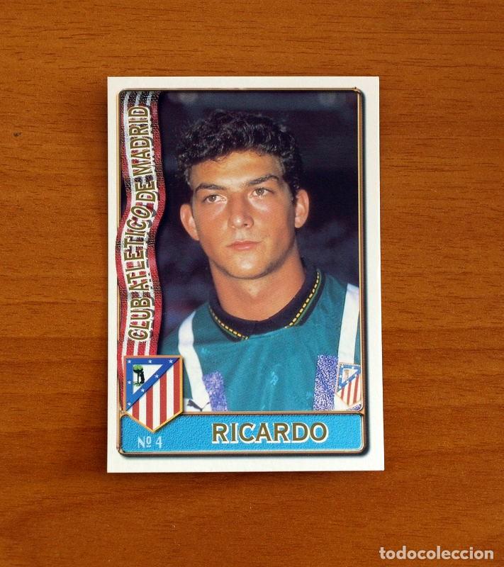 Football Stickers: Atl&eacute;tico de Madrid -N&ordm; 4 Ricardo -Mundicromo Las Fichas de la Liga de F&uacute;tbol 1996-1997-96-97