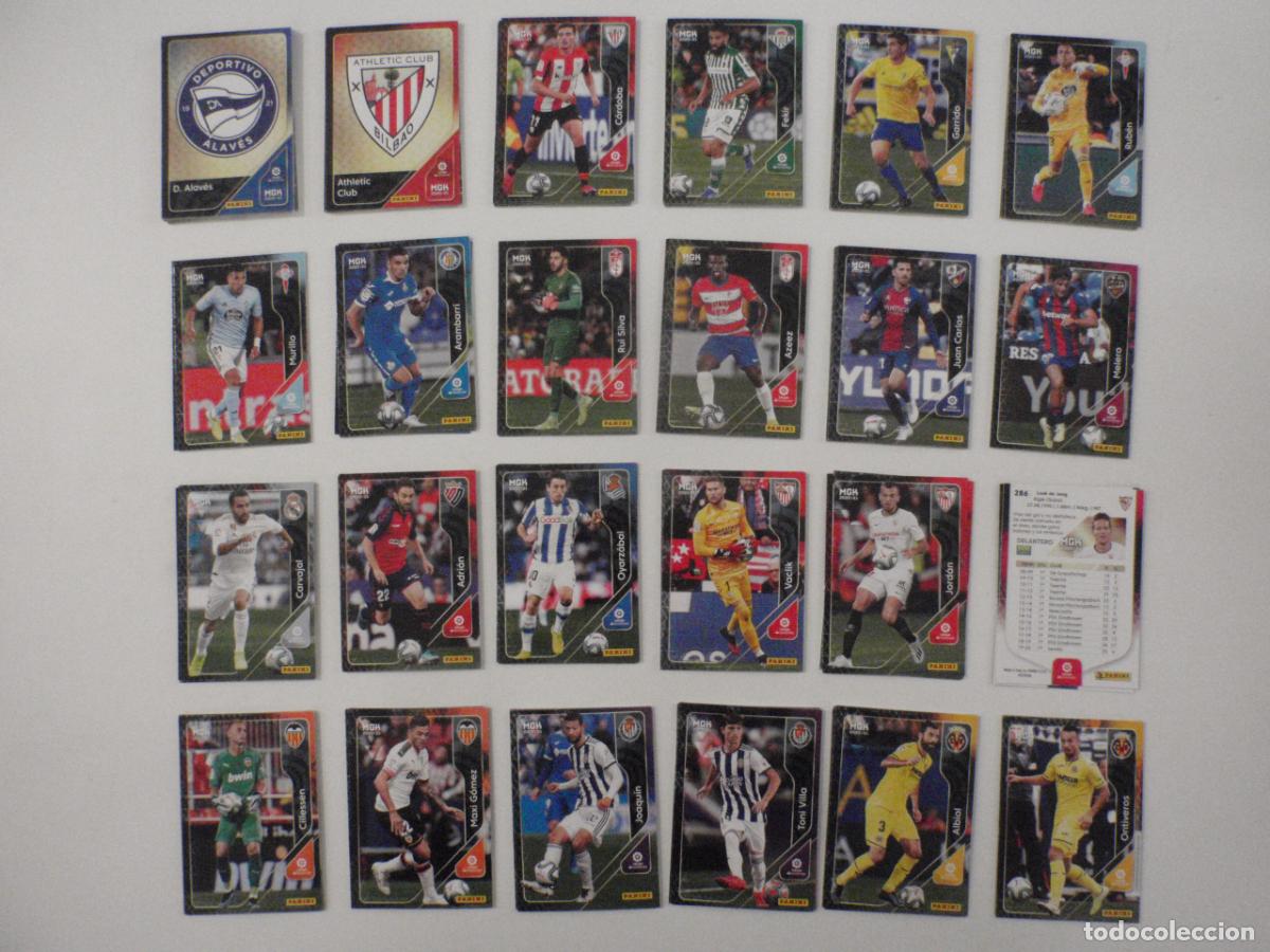 Football Stickers: LOTE 110 cromos MEGACRACKS trading card diferentes 2020 2021. Fichas PANINI MGK MEGA CRACKS 20 21