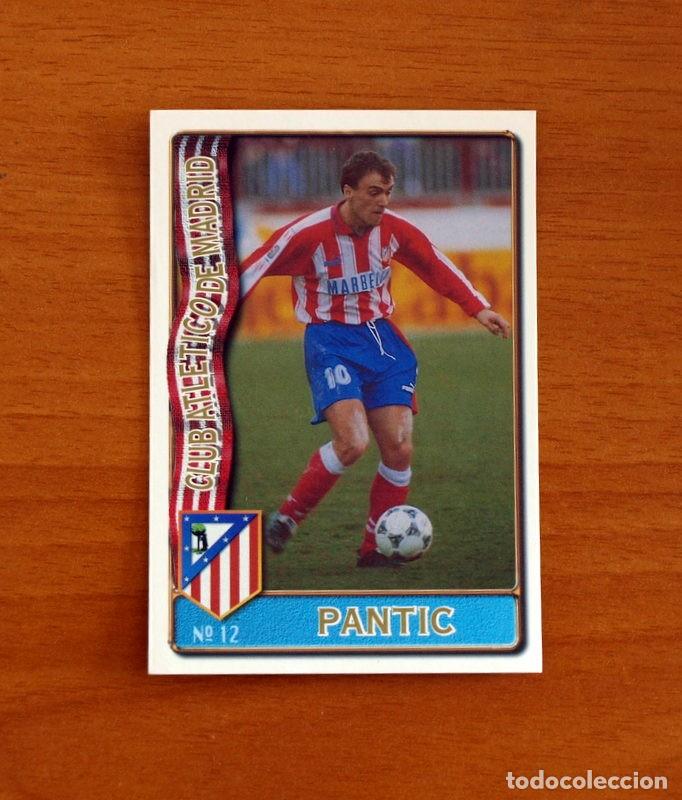 Football Stickers: Atl&eacute;tico Madrid -N&ordm; 12 Pantic -Mundicromo Las Fichas de la Liga de F&uacute;tbol 1996-1997-96-97