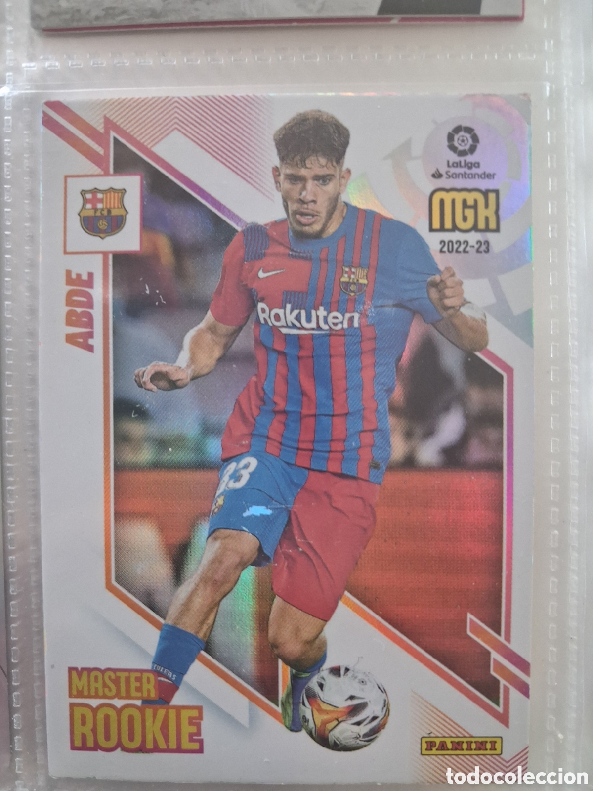 Football Stickers: MEGACRACKS 2022 2023 22 23 ABDE N&ordm; 406 MASTER ROOKIE FC BARCELONA MGK PANINI