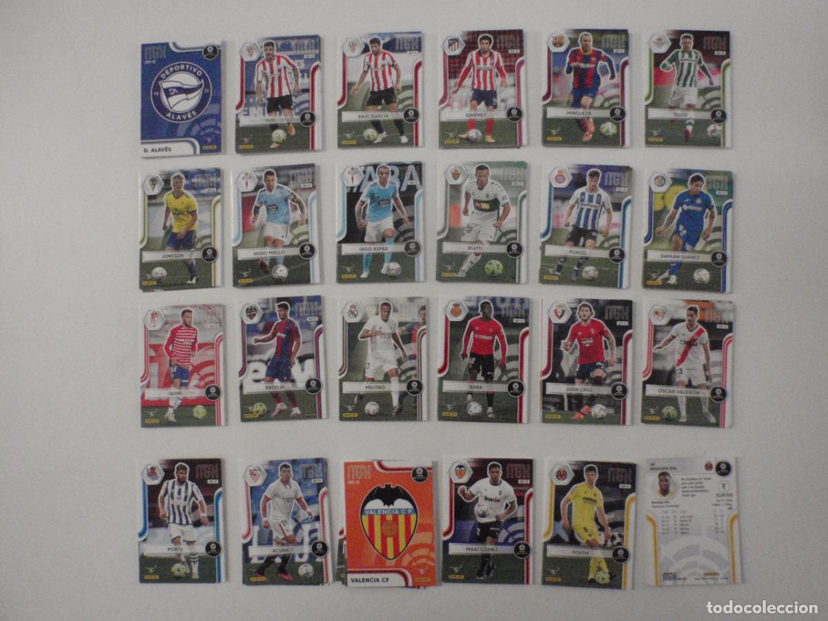 Football Stickers: LOTE 183 cromos MEGACRACKS trading card diferentes 2021 2022. Fichas PANINI MGK MEGA CRACKS 21 22