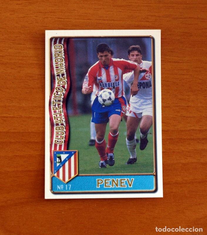 Cromos de f&uacute;tbol: Atl&eacute;tico Madrid -N&ordm; 17 Penev -Mundicromo Las Fichas de la Liga de F&uacute;tbol 1996-1997-96-97