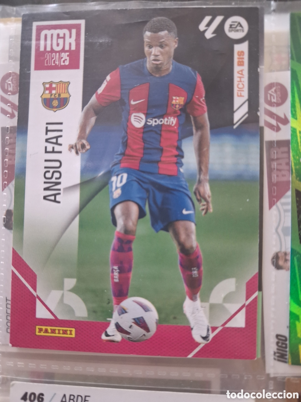 Figurine di Calcio: MEGACRACKS 2024/2025 88 BIS ANSU BARCELONA NA NUEVO PERFECTO