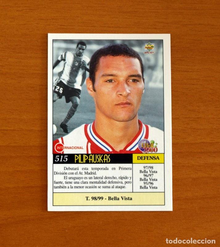 Figurine di Calcio: Atl&eacute;tico de Madrid-N&ordm; 515 -Pilipauskas-&Uacute;ltima Hora-Las Fichas de la Liga Mundicromo 1999-2000, 99-00