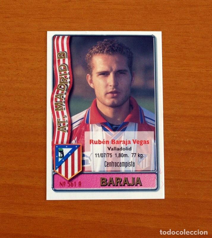 Cromos de f&uacute;tbol: Atl&eacute;tico Madrid-N&ordm; 561 A-B Baraja-Soria-2&ordf; Divisi&oacute;n-Mundicromo Las Fichas de la Liga 1996-1997-96-97