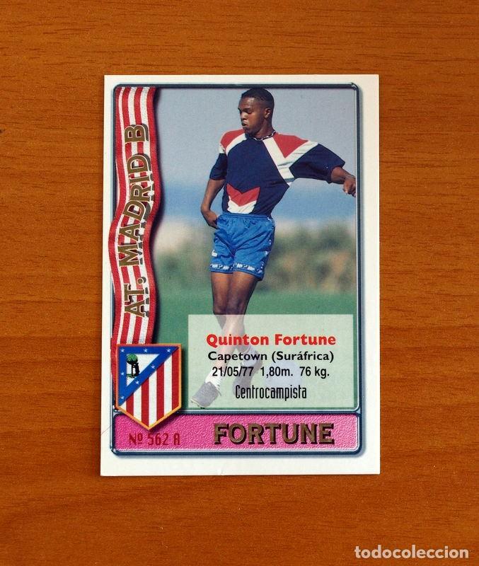 Cromos de f&uacute;tbol: Atl&eacute;tico Madrid-562 A-B Fortune-Michel -2&ordf; Divisi&oacute;n-Mundicromo Las Fichas de la Liga 1996-1997-96-97