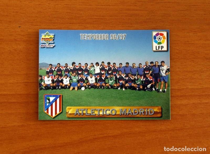Cromos de f&uacute;tbol: Atl&eacute;tico de Madrid -N&ordm; 1 Plantilla-Equipo-Mundicromo Las Fichas de la Liga de F&uacute;tbol 1996-1997-96-97