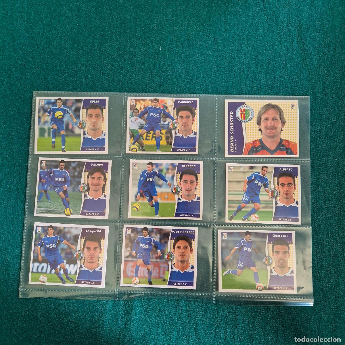 Figurine di Calcio: 9 cromos liga ESTE 2006 2007 GETAFE