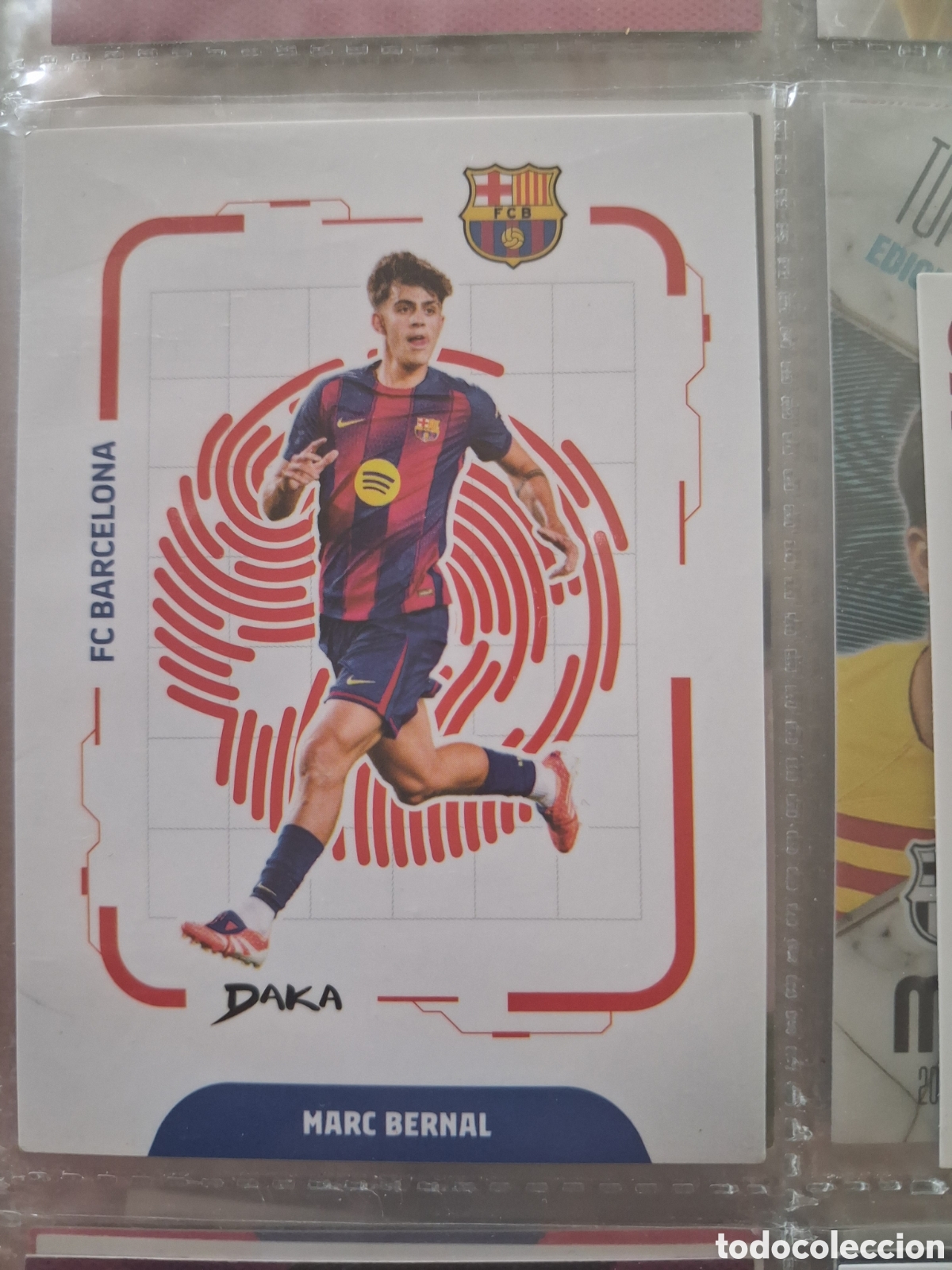 Cromos de f&uacute;tbol: Marc Bernal daka barcelona 2025-2026