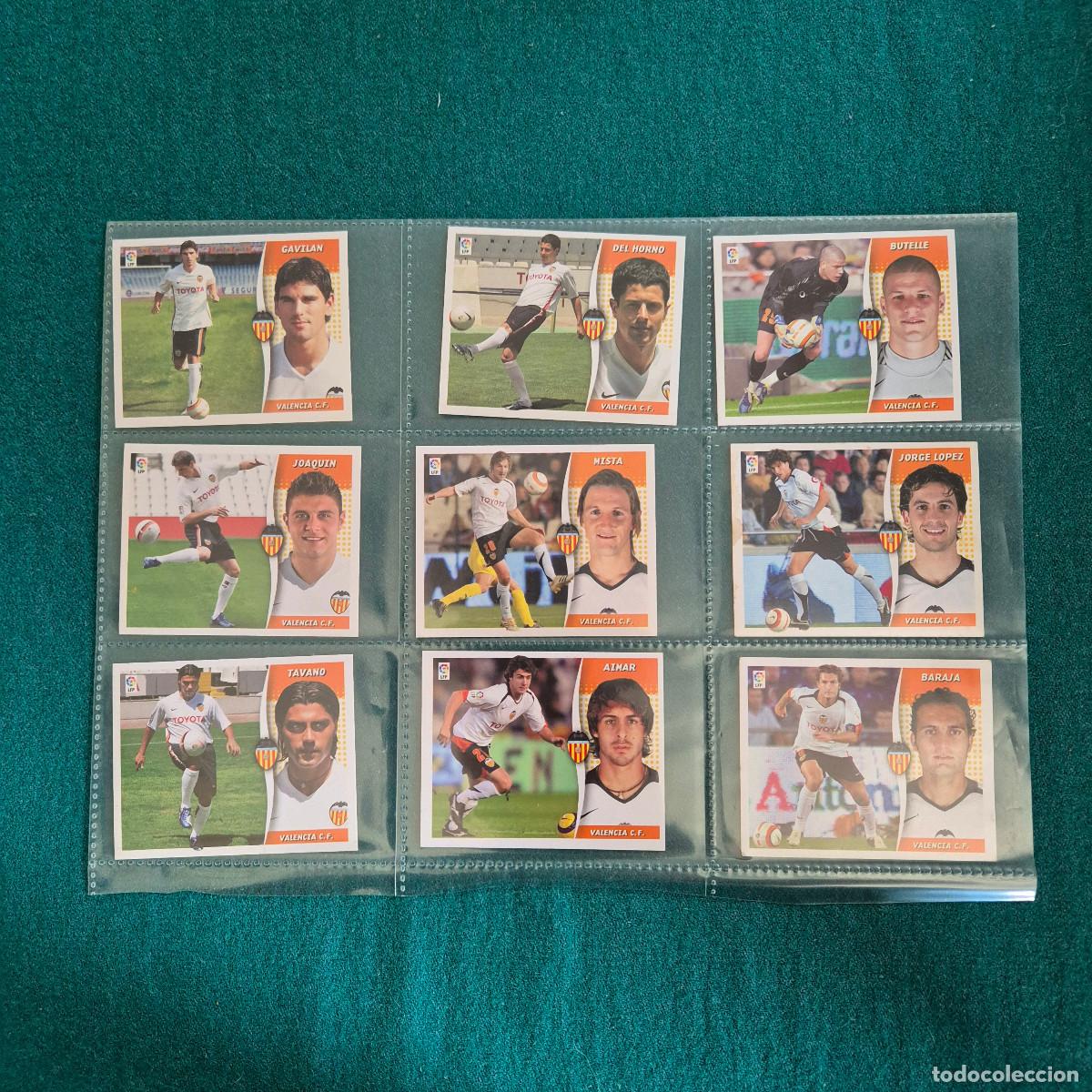 Cromos de Futebol: 9 cromos liga ESTE 2006 2007 VALENCIA