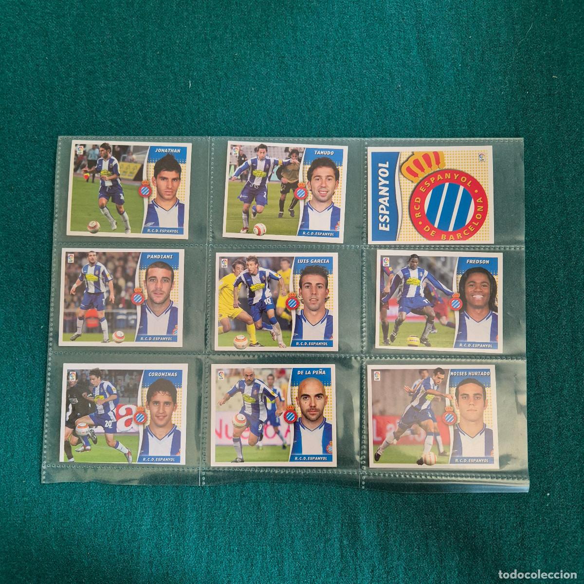 Figurine di Calcio: 9 cromos liga ESTE 2006 2007 ESPA&Ntilde;OL