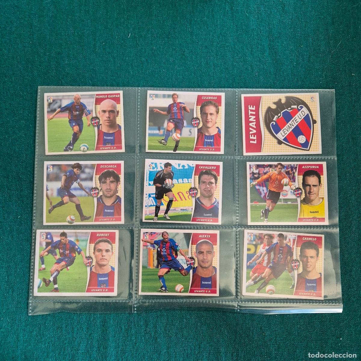 Fu&szlig;ball-Sticker: 9 cromos liga ESTE 2006 2007 LEVANTE