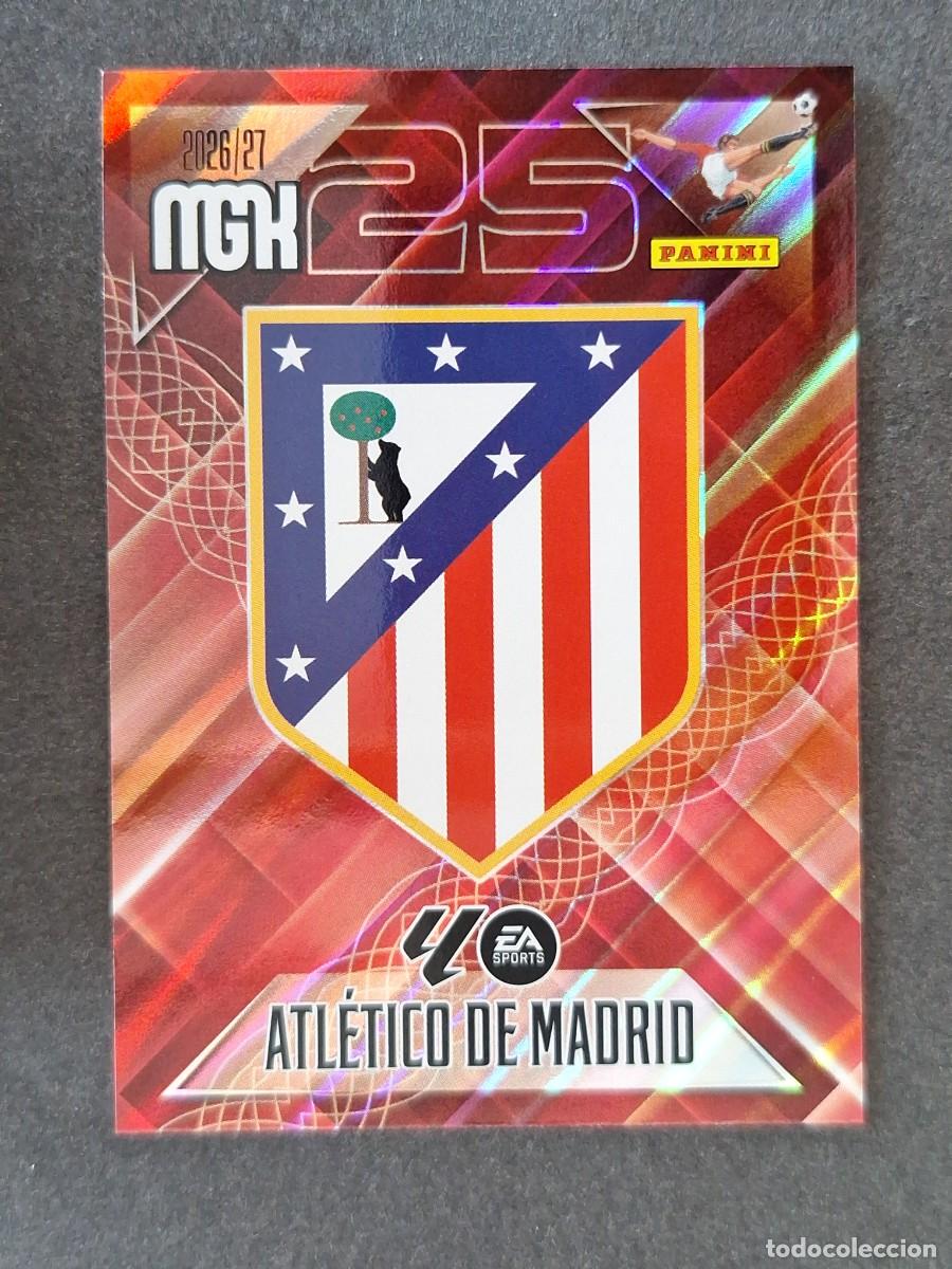 Cromos de f&uacute;tbol: L1 ESCUDO ATETICO DE MADRID 55 PANINI MEGACRACKS 2026 2027 26 27