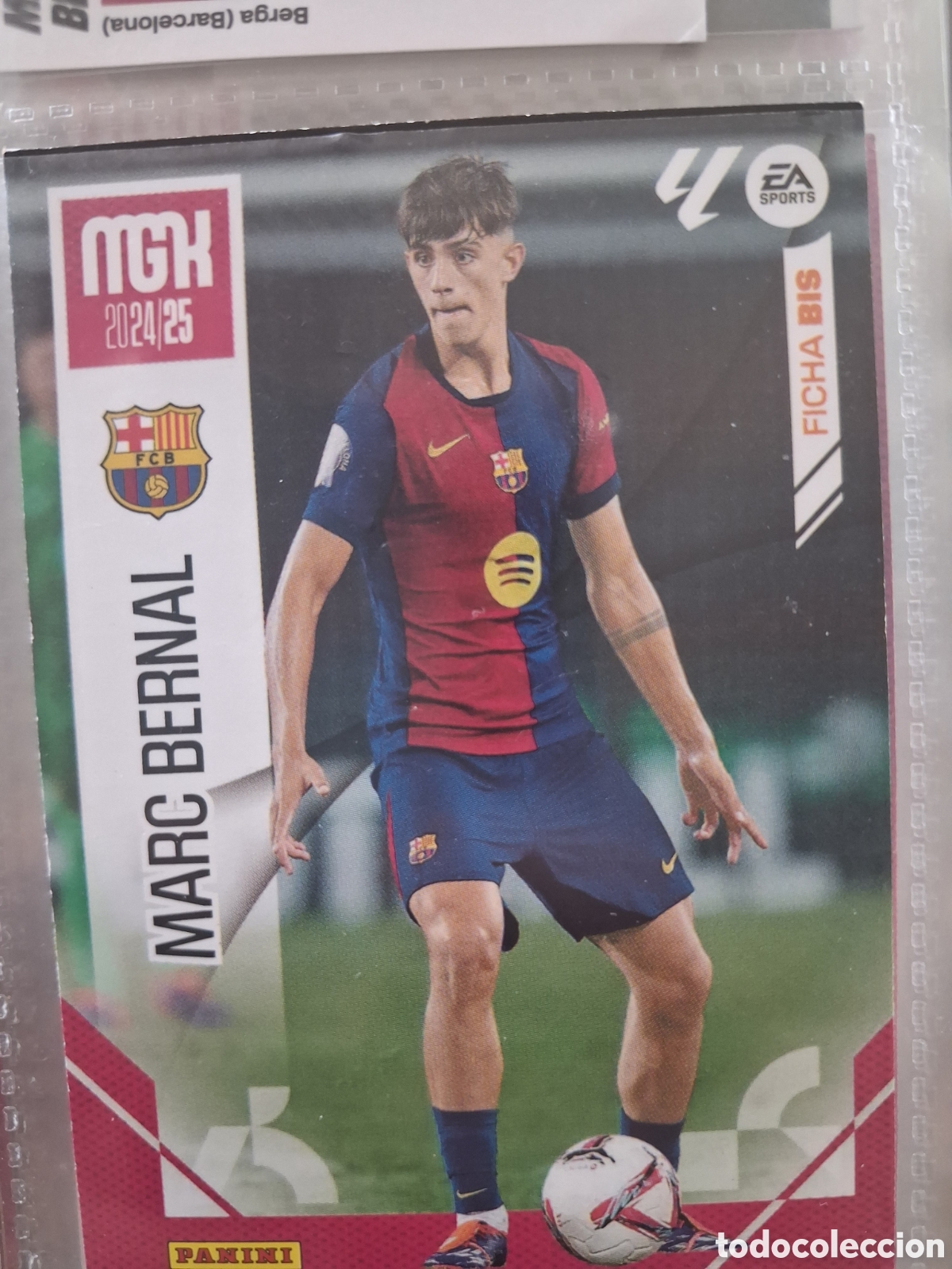 Cromos de f&uacute;tbol: 84 BIS MARC BERNAL BARCELONA MEGACRACKS MGK 2024 2025 Panini 24 25