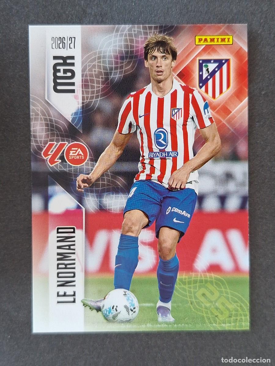 Cromos de f&uacute;tbol: L1 LE NORMAND ATETICO DE MADRID 59 PANINI MEGACRACKS 2026 2027 26 27