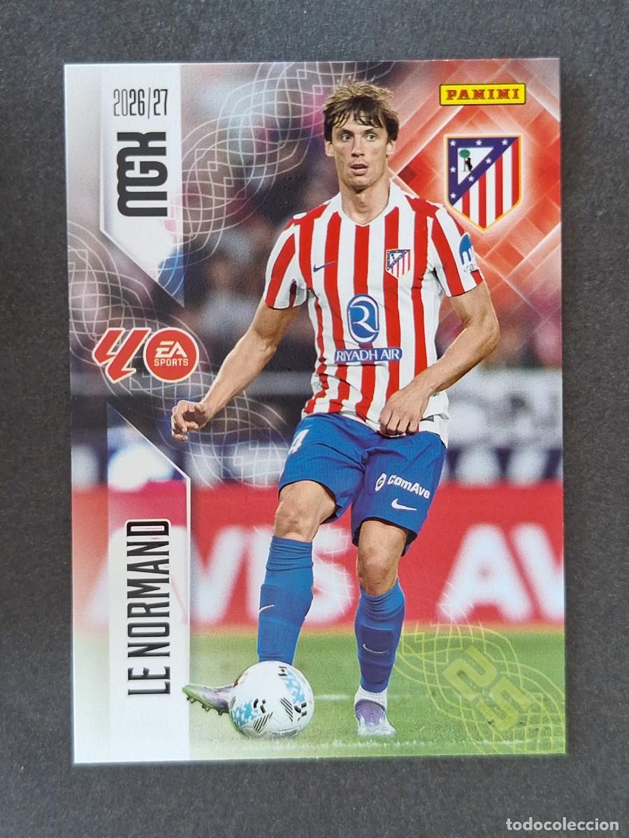 Cromos de f&uacute;tbol: L1 LE NORMAND ATETICO DE MADRID 59 PANINI MEGACRACKS 2026 2027 26 27