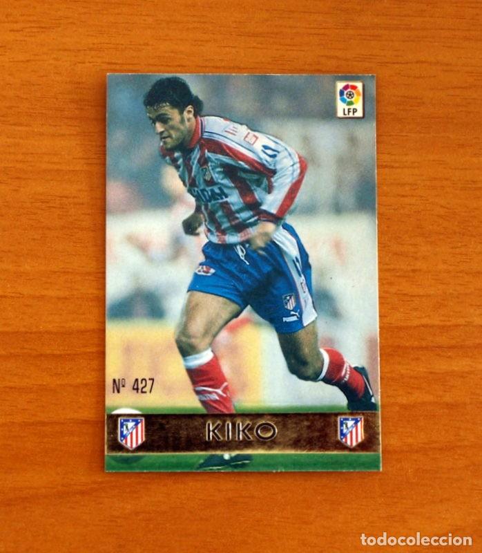 Cromos de Futebol: Atl&eacute;tico de Madrid - N&ordm; 427 Kiko - El Mejor - Mundicromo ficha de la Liga 1997-1998, 97-98