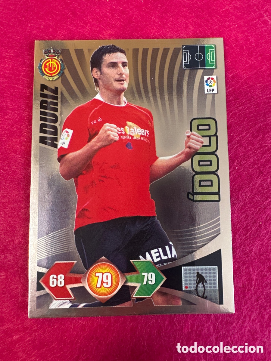 Cromos de Futebol: ADURIZ (MALLORCA) &Iacute;DOLO ADRENALYN LIGA 2009-2010 09 10 PANINI TRADING CARD