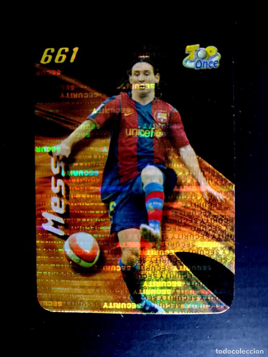 Cromos de Futebol: 661 MESSI (TOP ONCE) SECURITY HORIZONTAL - F.C. BARCELONA - MUNDICROMO 2008