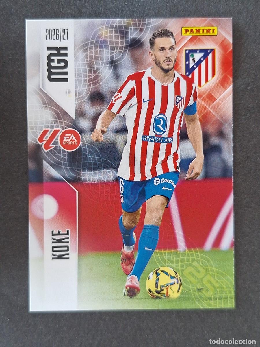 Cromos de Futebol: L1 KOKE ATETICO DE MADRID 64 PANINI MEGACRACKS 2026 2027 26 27