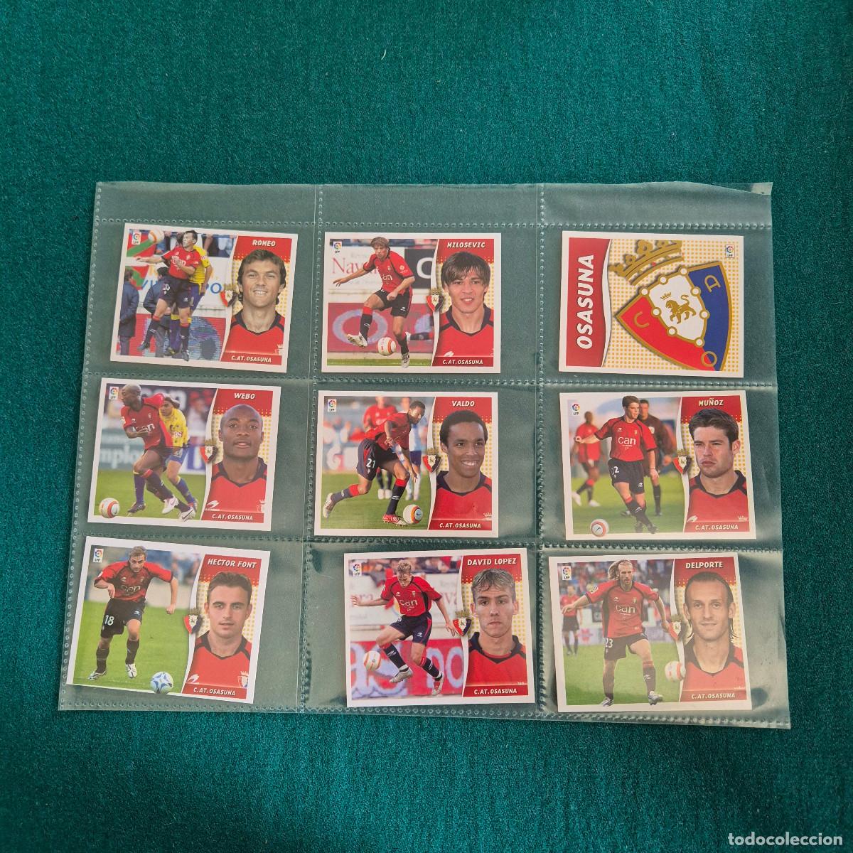 Cromos de Futebol: 9 cromos liga ESTE 2006 2007 OSASUNA