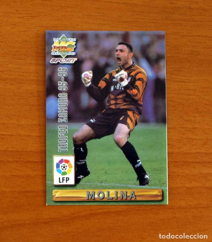 Cromos de Futebol: Atl&eacute;tico de Madrid-N&ordm; 423 Molina El Mejor 95-96-Mundicromo Las Fichas Liga de F&uacute;tbol 1996-1997-96-97