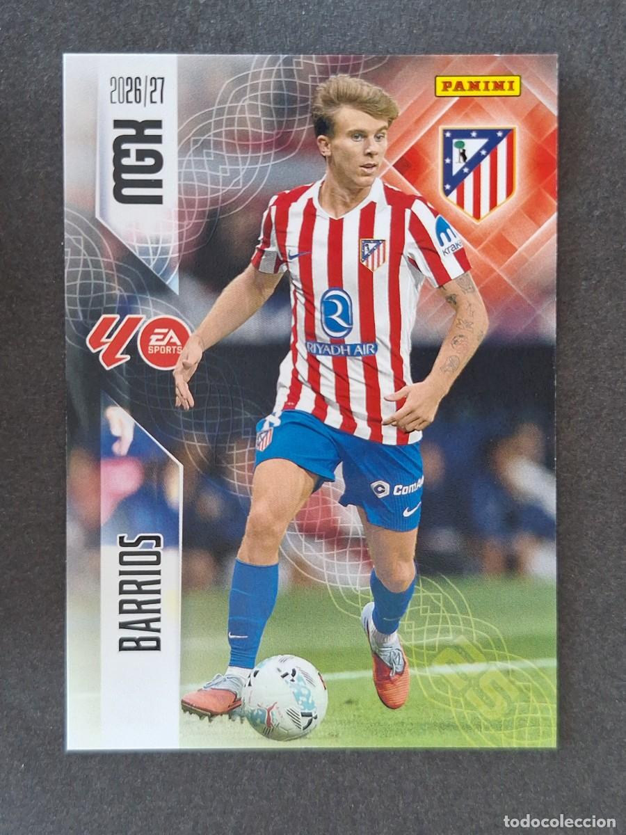 Cromos de Futebol: L1 BARRIOS ATETICO DE MADRID 65 PANINI MEGACRACKS 2026 2027 26 27