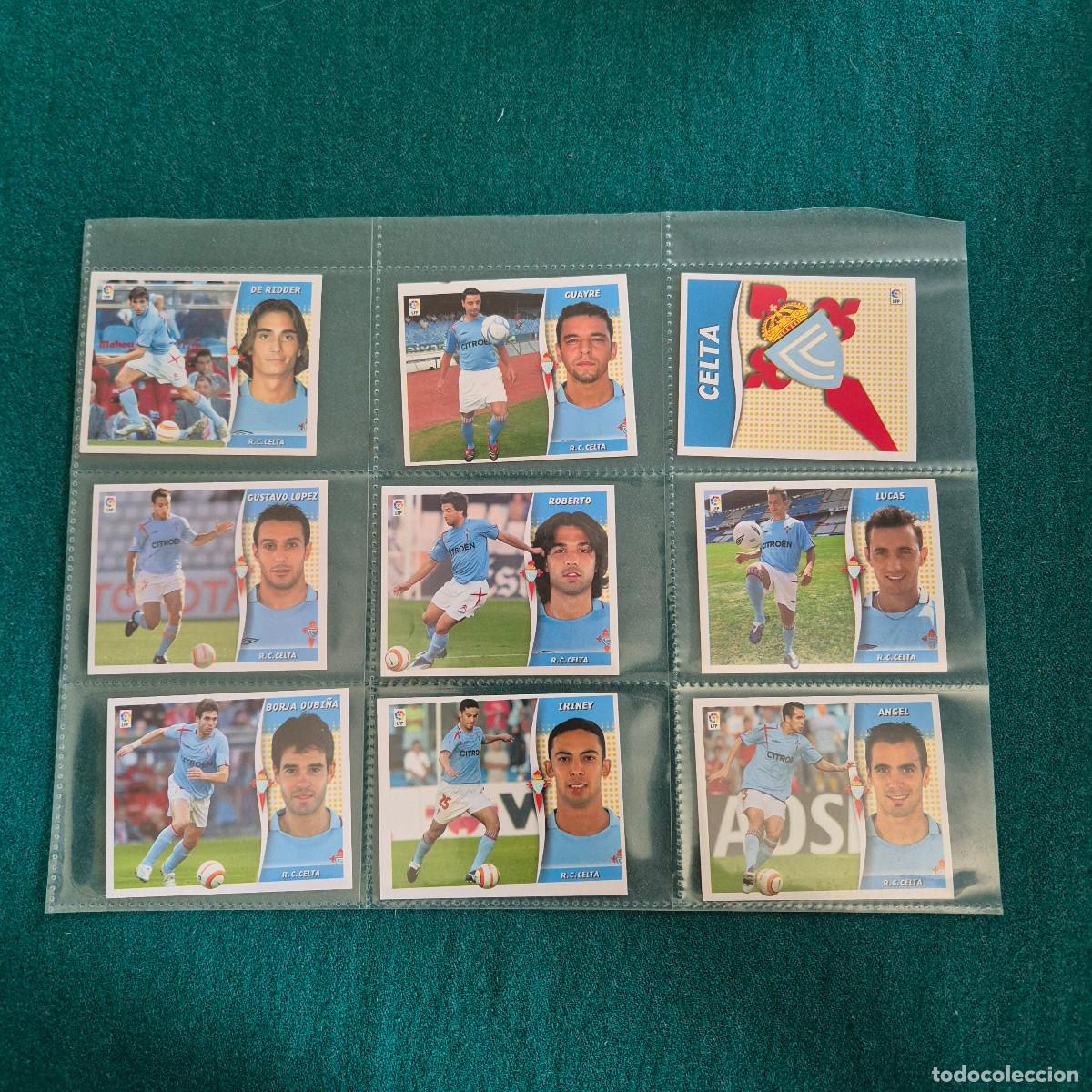 Football Stickers: 9 cromos liga ESTE 2006 2007 CELTA