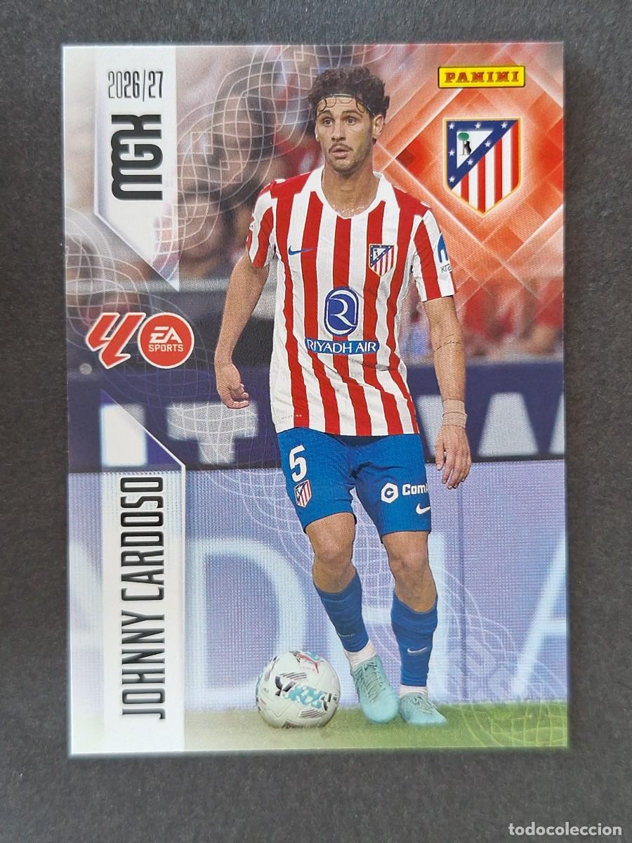 Cromos de Futebol: L1 JOHNNY CARDOSO ATETICO DE MADRID 66 PANINI MEGACRACKS 2026 2027 26 27