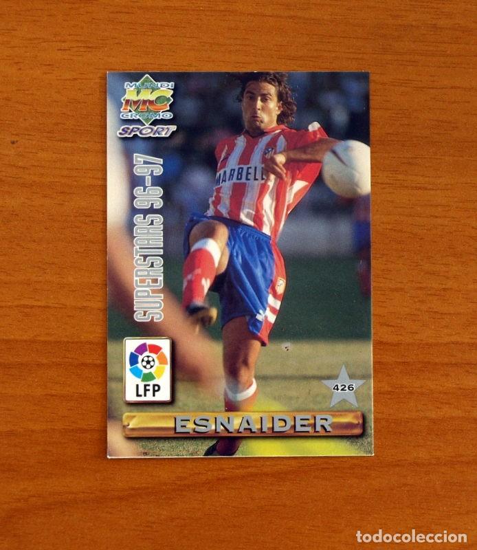 Cromos de Futebol: Atl&eacute;tico de Madrid - N&ordm; 426 Esnaider-Caminero Superstars -Mundicromo Las Fichas Liga 1996-1997-96-97