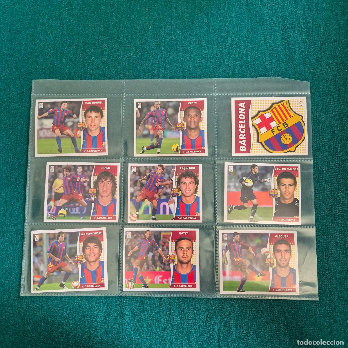 Cromos de Futebol: 9 cromos liga ESTE 2006 2007 BARCELONA