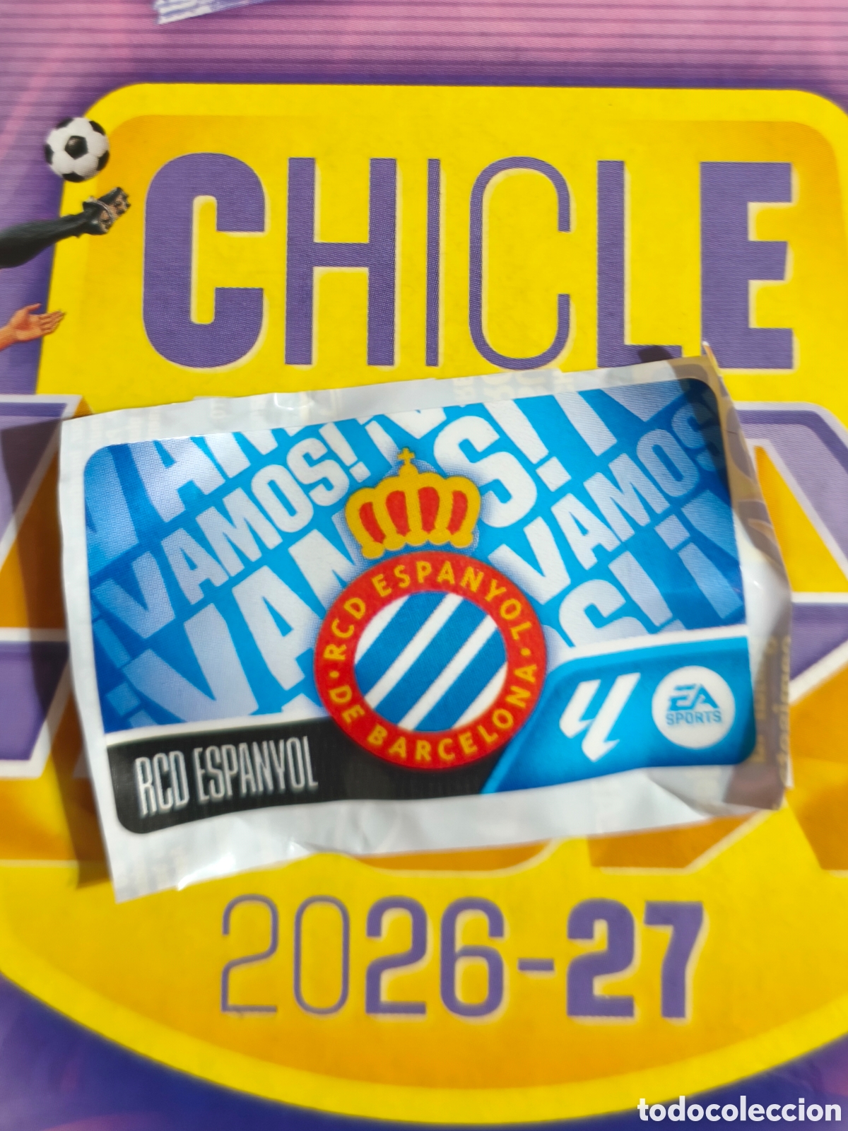 Cartes &agrave; collectionner de Football: Escudo Espanyol Chicle liga este 26/27