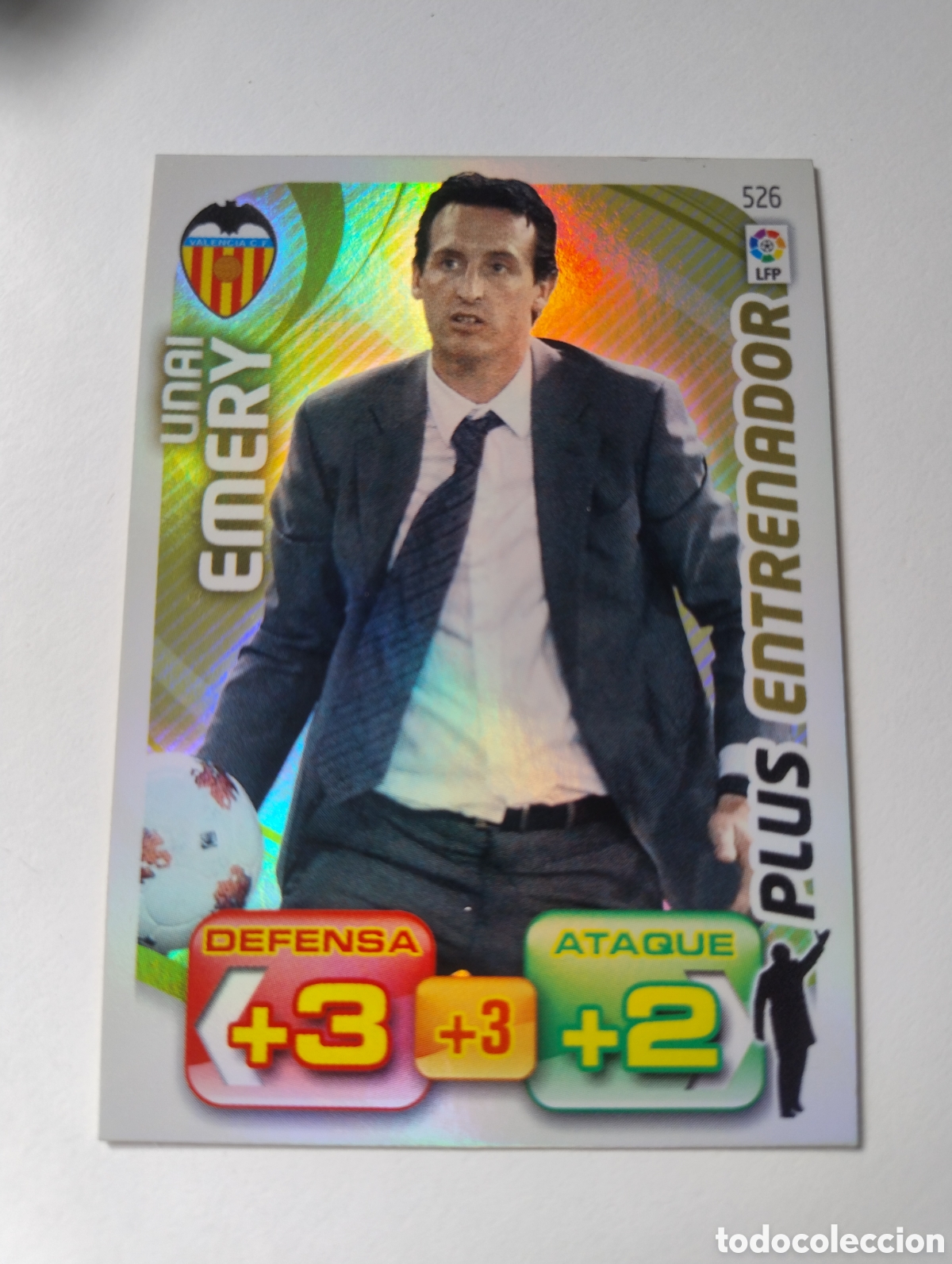 Cartes &agrave; collectionner de Football: 526 - Unai Emery - Valencia - Adrenalyn XL Liga 2011 - 2012 Plus Entrenador