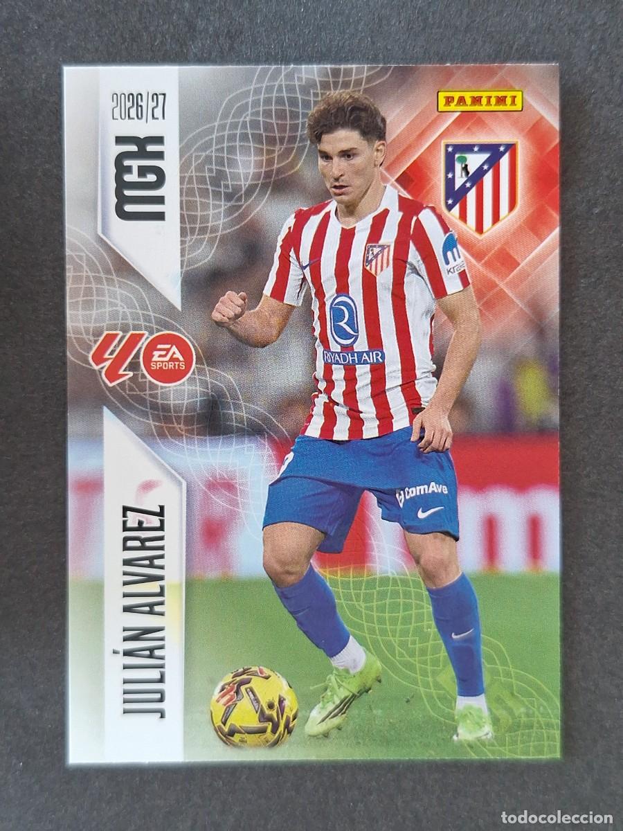 Cromos de f&uacute;tbol: L1 JULIAN ALVAREZ ATETICO DE MADRID 71 PANINI MEGACRACKS 2026 2027 26 27