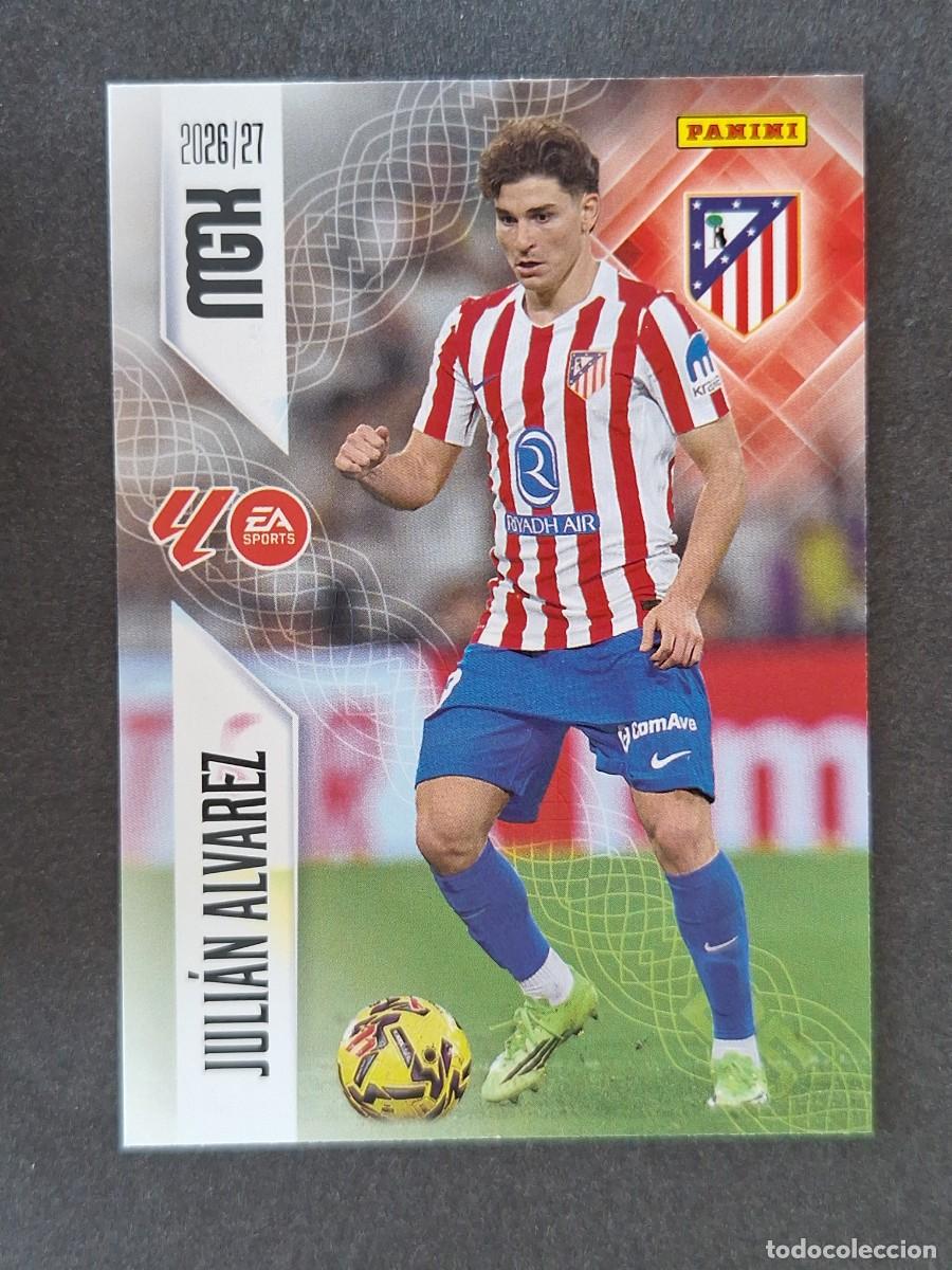 Cromos de f&uacute;tbol: L1 JULIAN ALVAREZ ATETICO DE MADRID 71 PANINI MEGACRACKS 2026 2027 26 27